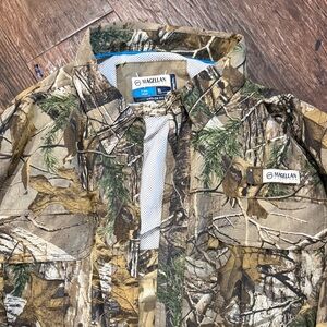 Magellan Outdoors Men's Woodland Camo Shirt Jacket